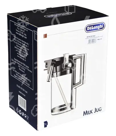 karafa na mléko pro kávovary DeLonghi ESAM 6600 PRIMADONNA, kompletní